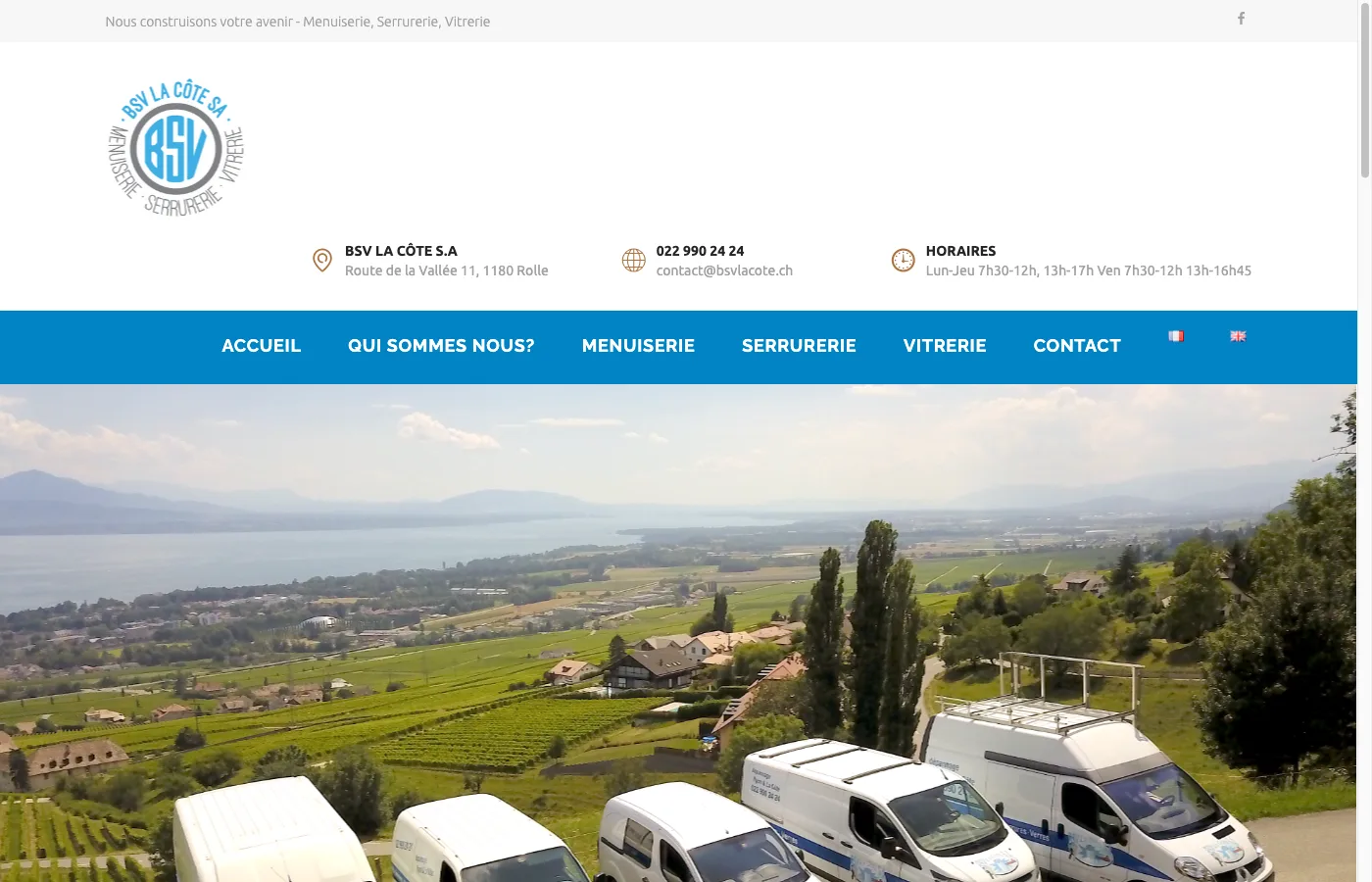 Capture du site BSV La Côte, client de Webie sur l'automatisation des factures